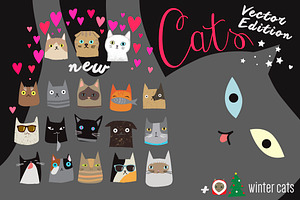Cats Bundle Vector Edition