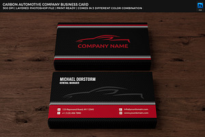 Carbon Automotive Business Card