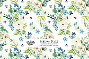 Bedtime Story Watercolor Pattern, a Pattern Graphic by Webvilla Studio (Thumbnail 1 of 6)