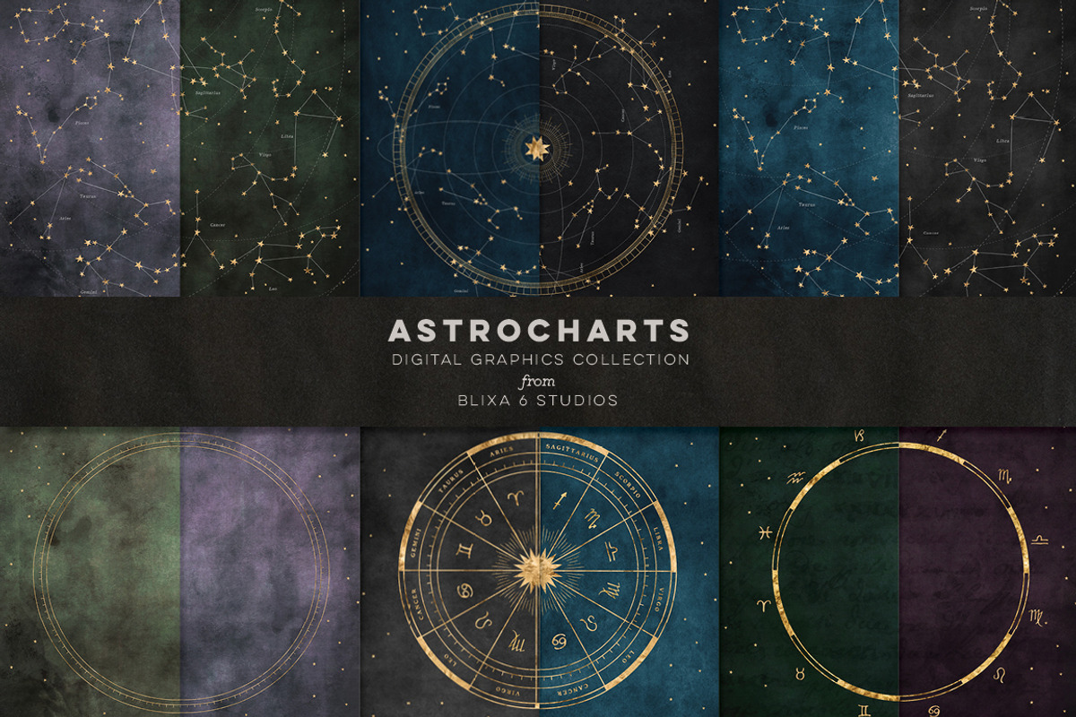 Star Atlas Astrology Vector Set, an Object Graphic by Blixa 6 Studios (Photo 11 of 22)