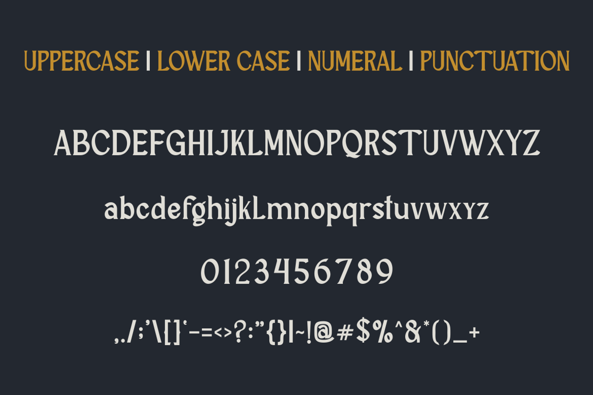 Qashod deroy - Vintage Font, a Serif Font by Viswal Studio (Photo 5 of 7)