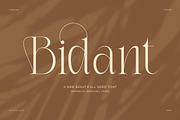 Bidant Elegant Serif Font, a Serif Font by Graphicxell (Thumbnail 1 of 8)