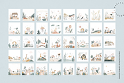 Watercolor Cute Animal Garden, an Animal Illustration by Lumeno (Thumbnail 5 of 11)