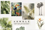 TROPICAL JUNGLE PRINTS GALLERY, a Background Graphic by Lana Elanor (Thumbnail 9 of 10)
