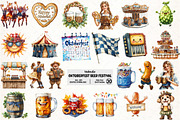 Happy Oktoberfest Beer Festival, an Illustration by Pixels.Craft (Thumbnail 1 of 6)