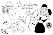 Dreamers, a Person Illustration by Olillia (Thumbnail 3 of 3)