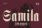 CS Gamila Drawn, a Blackletter Font by Craft Supply Co. (Thumbnail 1 of 8)