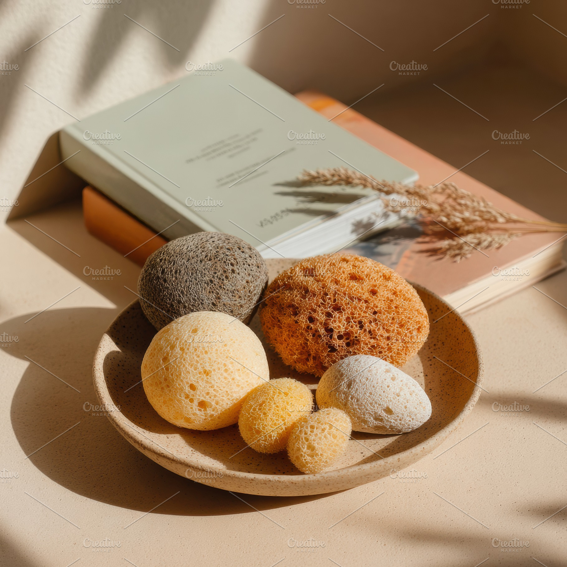 Set of Natural Sponges, a Beauty & Fashion Photo by Virgo Studio