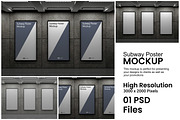 Poster Mockups, a Mockup by Kenrichi (Thumbnail 1 of 4)