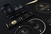 Gold And Black Corporate Identity, a Stationery Template by Marvel (Thumbnail 1 of 5)