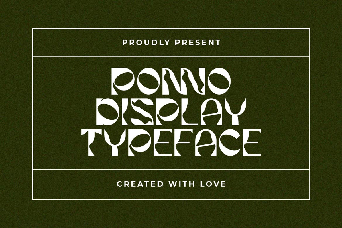 Ponno Creative Display Font, a Sans Serif Font by Artiveko (Photo 6 of 8)
