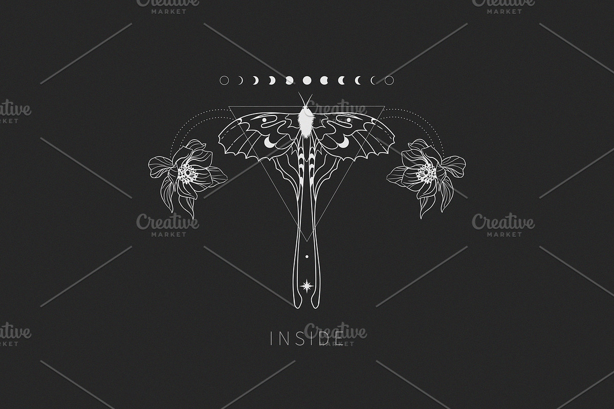 Inside. Vector illustrations, an Illustration by Nadia Murash (Photo 1 of 3)