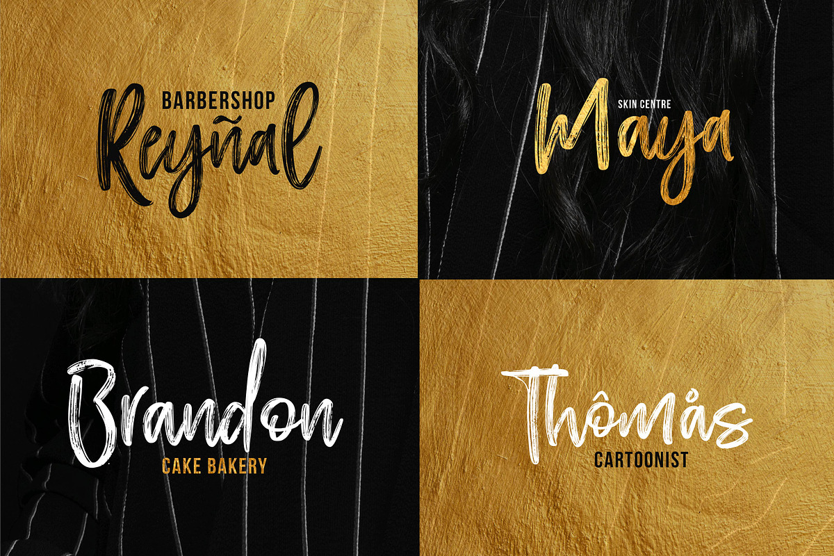EFRISILLA - Handbrush Script preview 5