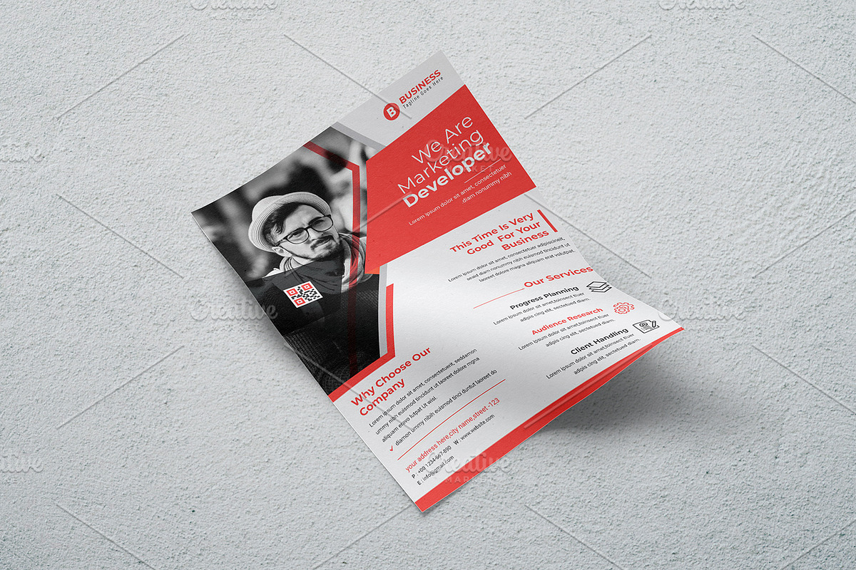 Business Flyer 3 Colour Variation, a Flyer Template by creative-som (Photo 3 of 4)