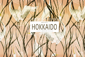 Hokkaido, Luxury Chinoiserie Pattern