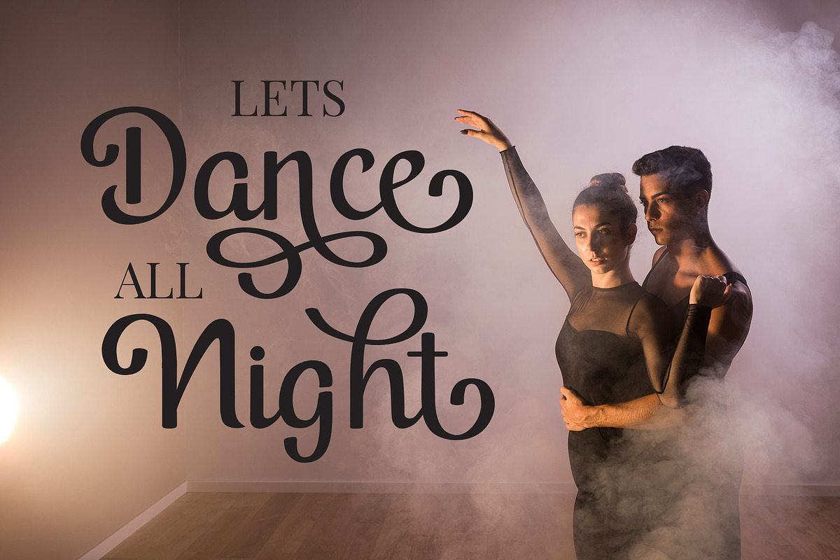 Midnight Script Font preview 8