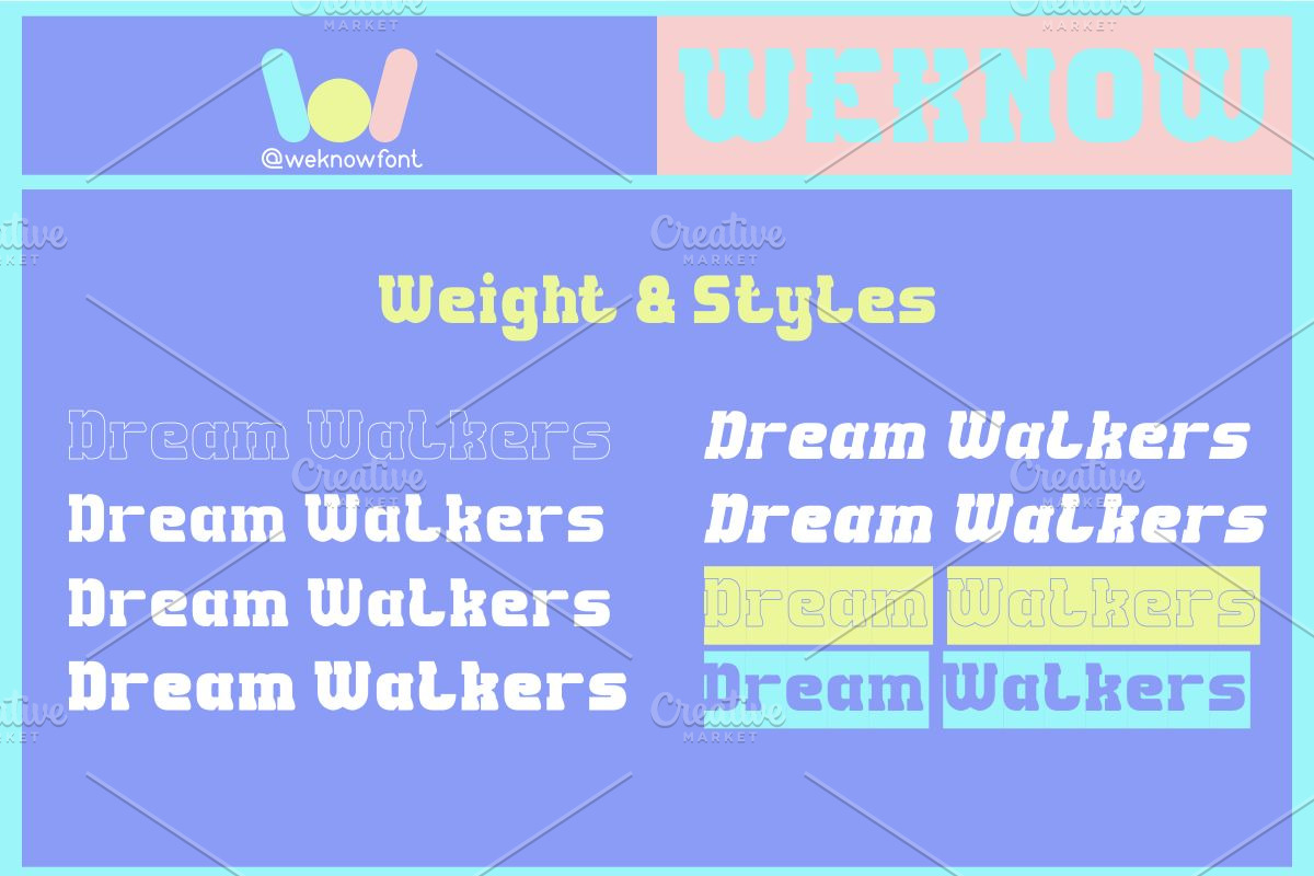 Dream Walkers font, a Slab Serif Font by weknow (Photo 7 of 8)