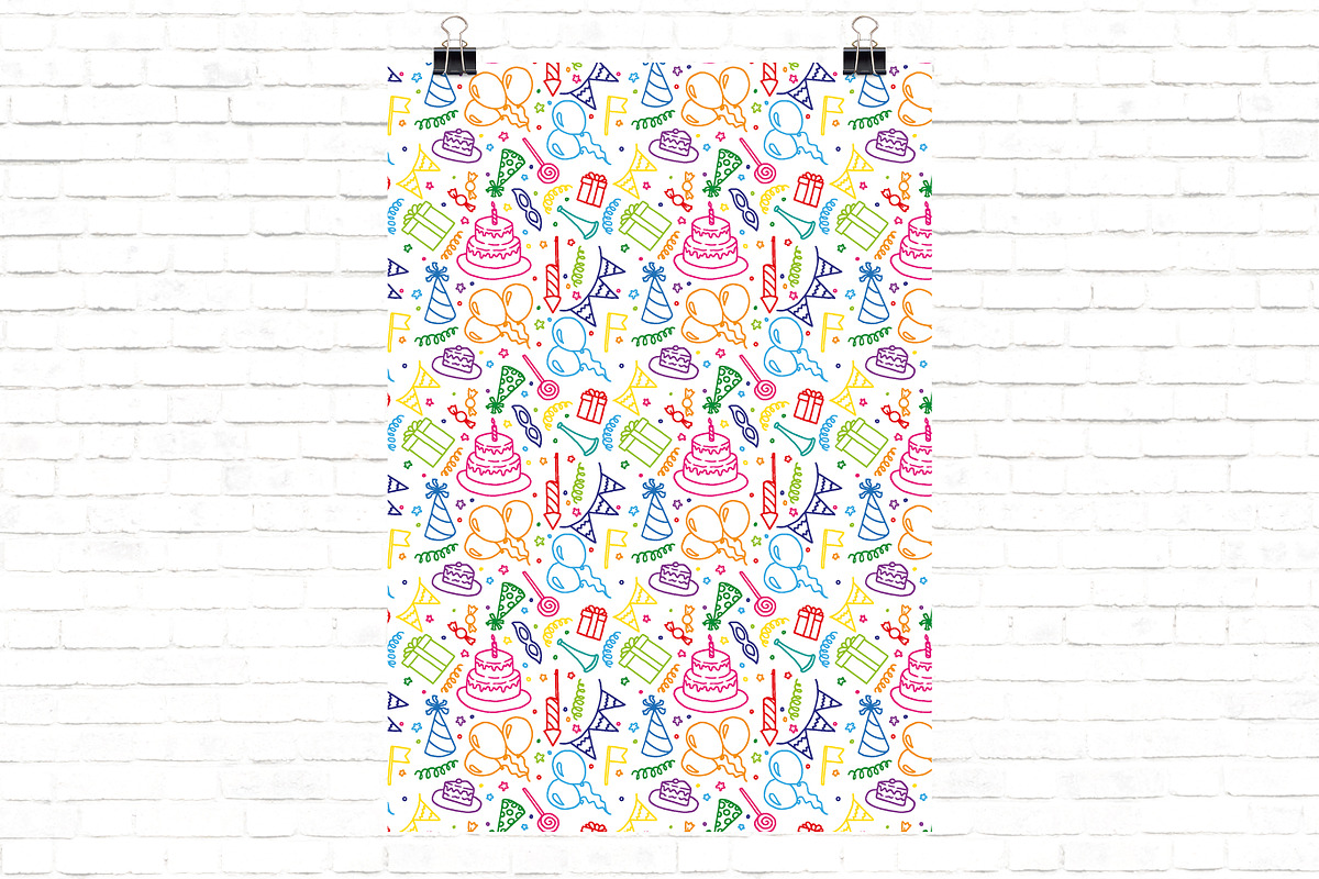 Birthday Party - Pattern $5, a Pattern Graphic by Franco Fuentes (Photo 4 of 4)