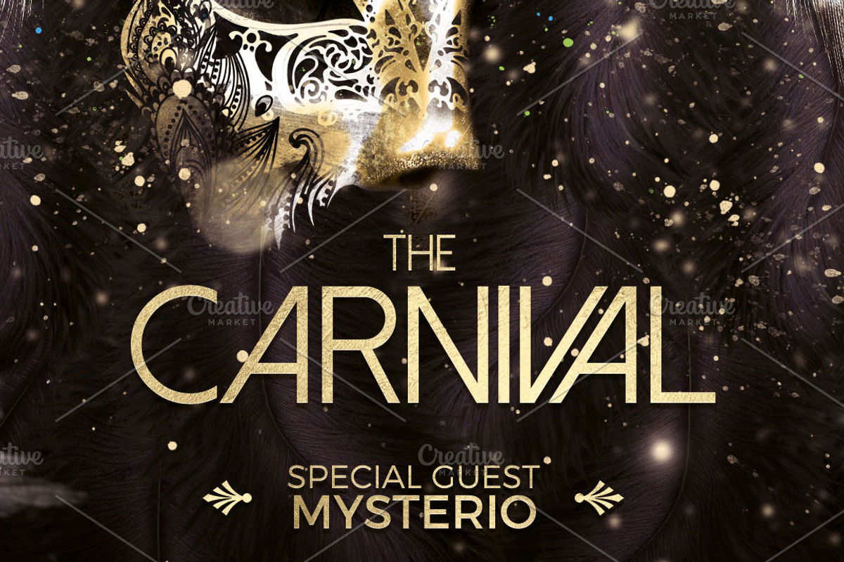 Mardi Gras Masquerade Ball Flyer, a Flyer Template by Ade Concept (Photo 5 of 5)