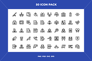 Legal services icons, an Outline Icon by Wencory (Thumbnail 1 of 2)