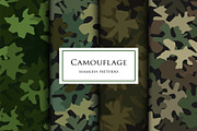 Camouflage seamless patterns set, a Pattern Graphic by ArchonDigitalShop (Thumbnail 2 of 8)