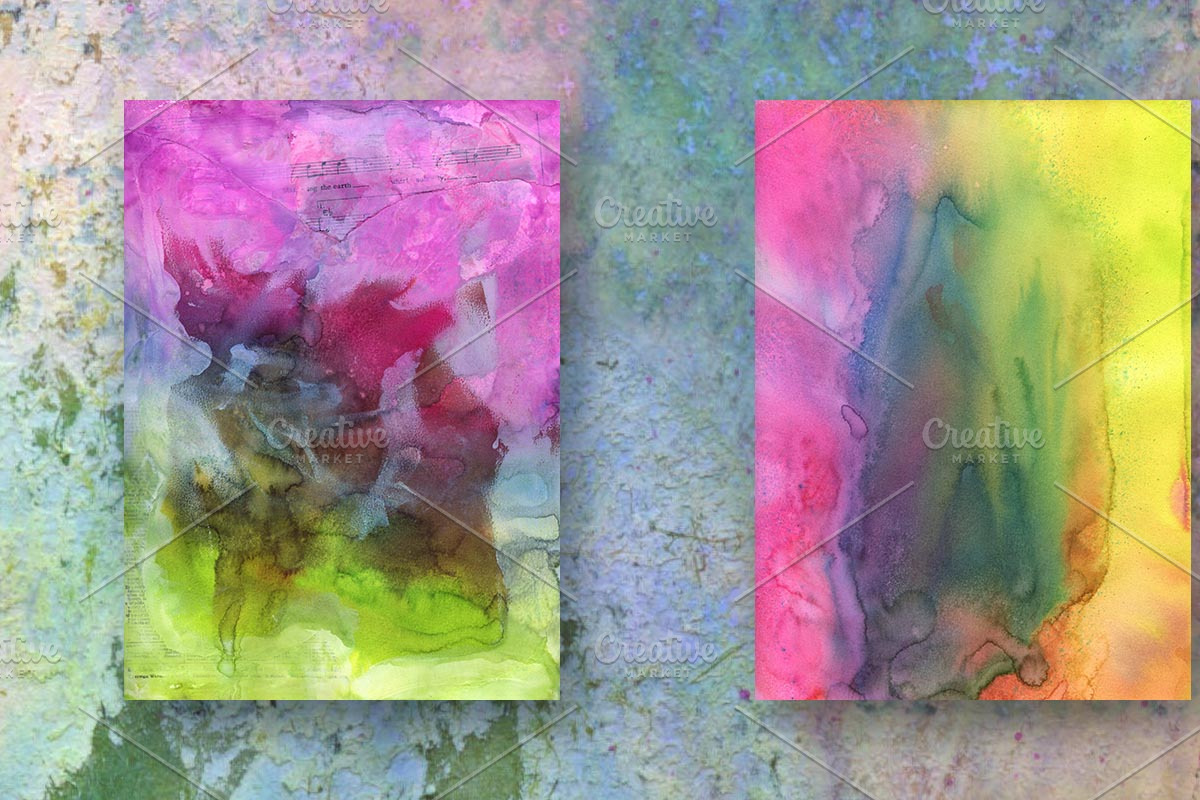 Mixed Media Backgrounds + Bonus!, a Texture Graphic by TheUrbanLine (Photo 11 of 17)