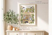 Blackberry Mice Watercolor Set, an Animal Illustration by AlenaVlasko stock Market (Thumbnail 5 of 11)