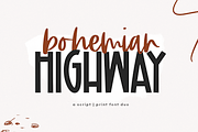 Bohemian Highway | Script Font Duo, a Script Font by KA Designs (Thumbnail 1 of 9)