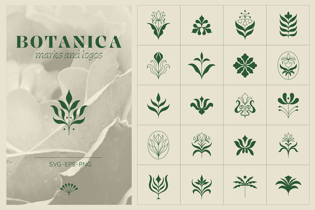 Botanica, marks and logos, a Graphic by venimo (Photo 1 of 9)