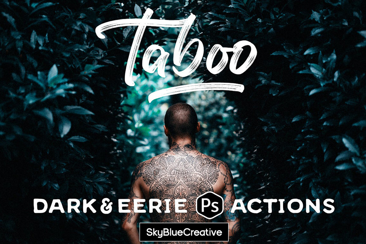 Taboo Dark Fantasy Photoshop Actions, a Preset Add-On by skybluecreative (Photo 8 of 9)