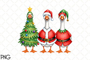 Vintage Christmas Goose Png, an Illustration by Black Bird Studio (Thumbnail 1 of 4)