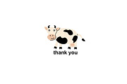 Dairy products and a cow, a Pattern Graphic by Oxi An illustrator (Thumbnail 7 of 7)