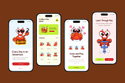 Crab Flat Vector Icons Bundle, an Emoji Icon by Brickclay (Thumbnail 4 of 12)