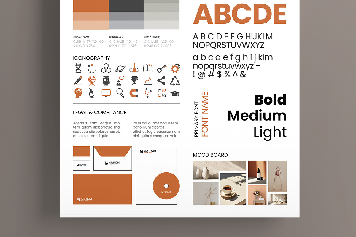 Brand Guideline Poster Layout