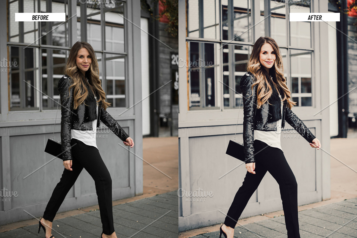 Lightroom Presets Beije Black preview 6