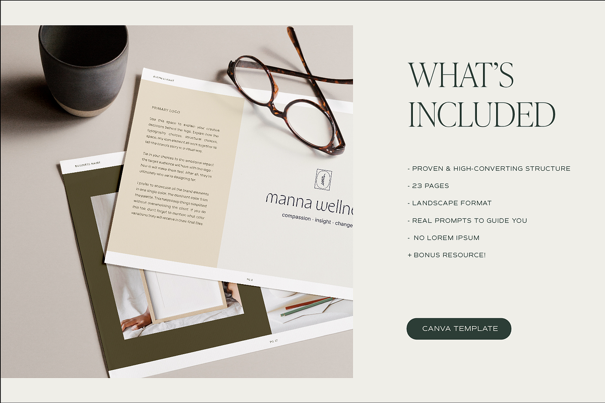 Concept Presentation Template, a Presentation Template by Studio_Evergreen (Photo 3 of 10)