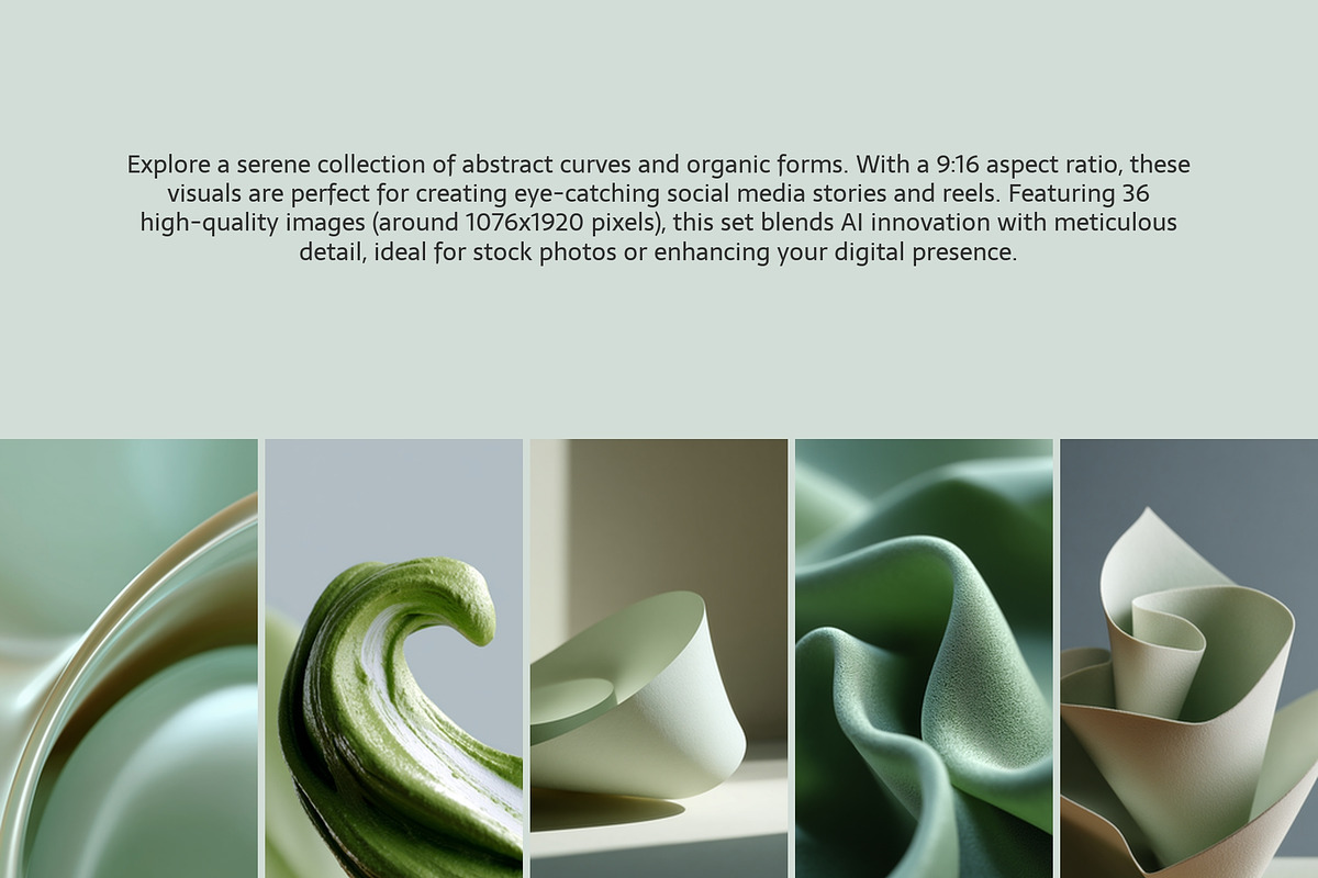 Green & Neutral Verticals, an Abstract Photo by AI Petr Creative Agency (Photo 2 of 7)