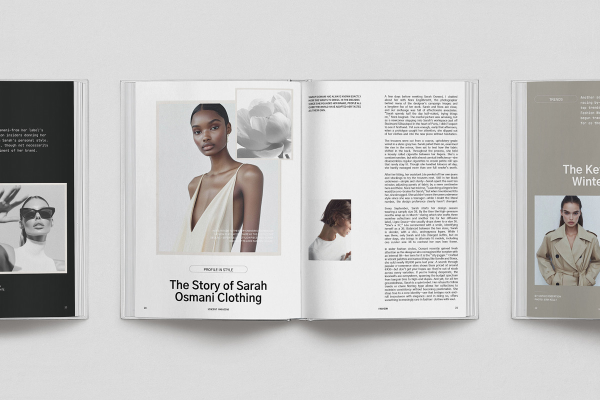 VINCENT / Magazine Brochure Template, a Brochure Template by Studio Dara (Photo 9 of 13)