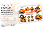 Halloween Pumpkin Sublimation PNG, a Seasonal Illustration by Creative Arslan (Thumbnail 4 of 8)