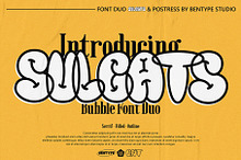 Sulcats - Bubble Font Duo