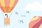 Balloon Day - creator & clipart, a Decorative Illustration by Pikovit (Thumbnail 9 of 9)