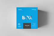 Carton Box Mockup 100x100x100 & Wrap, a Packaging Mockup by Yogurt86 (Thumbnail 3 of 8)