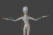 Obsidian 3D Humanoid, a Characters & Person 3D Model by MoniGarr (Thumbnail 5 of 6)