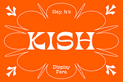KISH - Quirky Display Type, a Font by That That Creative (Thumbnail 1 of 19)