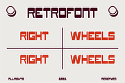 ATERAY - Retro Display Font, a Font by Rightwheels (Thumbnail 5 of 8)