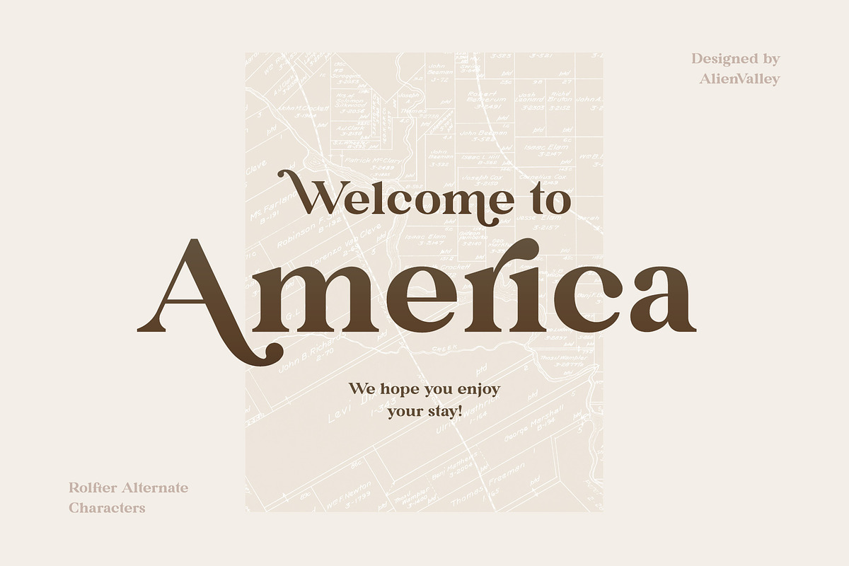 Rolfter - Classic Serif, a Serif Font by AlienValley (Photo 5 of 9)