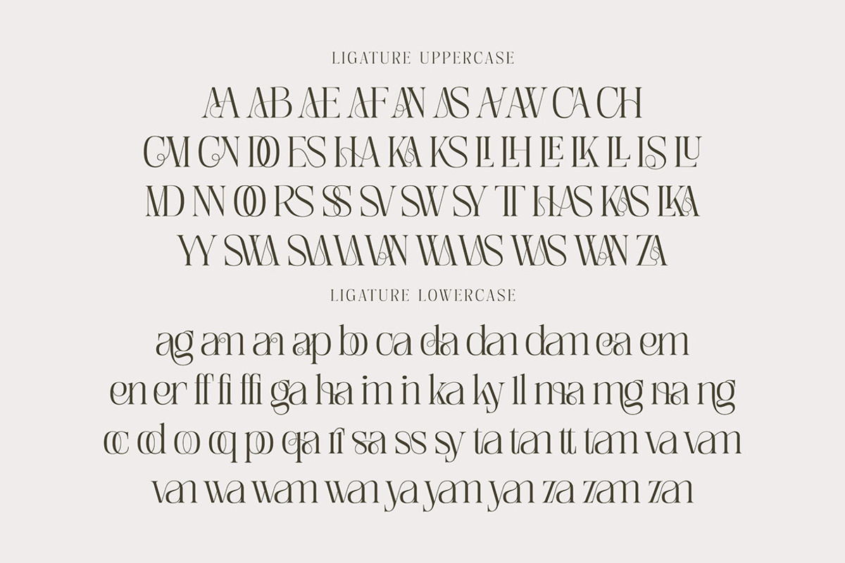 Belinda Rosalind, a Serif Font by Cruzine (Photo 8 of 9)