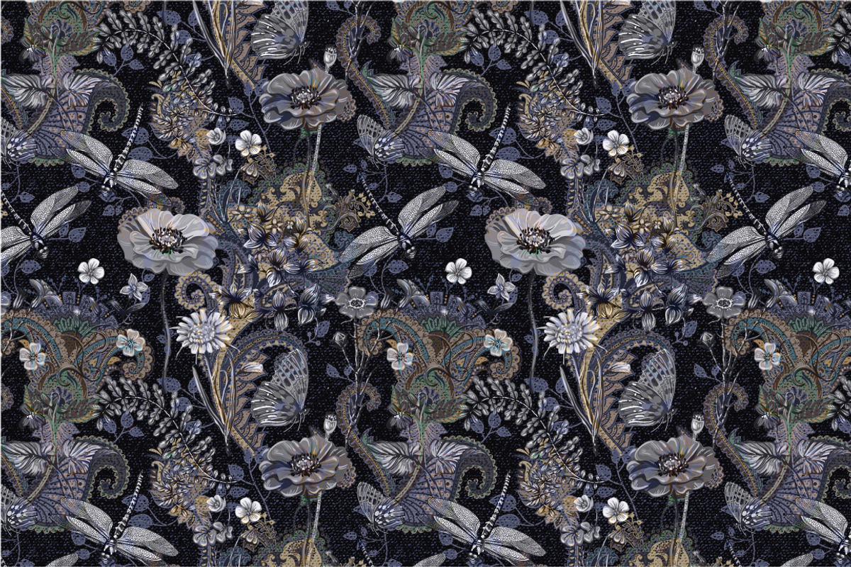 5 Seamless floral patterns, a Pattern Graphic by Sunny_Lion (Photo 2 of 6)