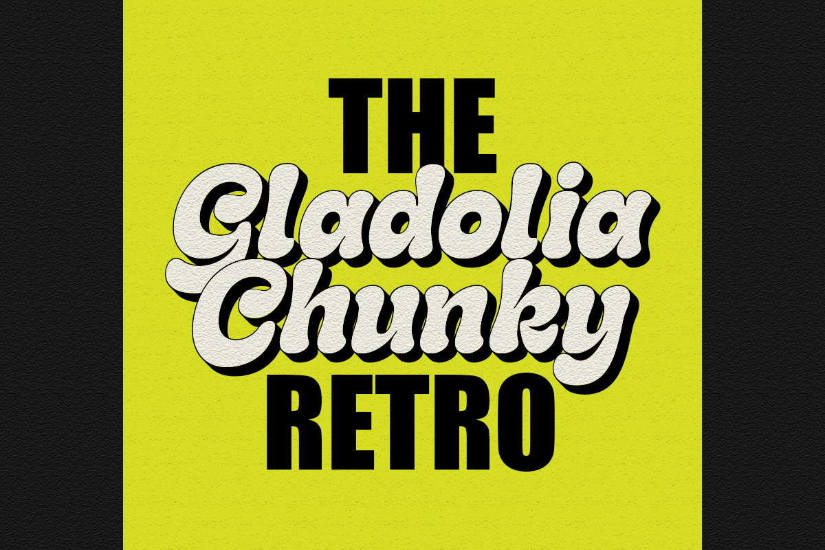 Gladolia - Chunky Groovy Font, a Serif Font by Dharmas Foundry (Photo 9 of 16)