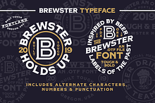 Brewster - Spurred Display Font